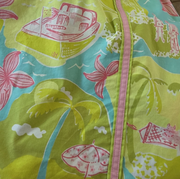 Lilly Pulitzer Sweater-jacket & Skort White Label Sz L Sweater And Sz 12 Skort. - Picture 4 of 9